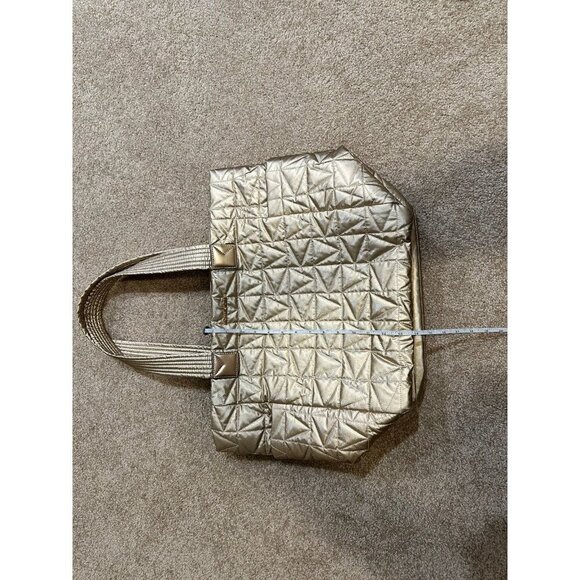 Michael Kors Winnie Quilted Nylon Pale Gold Large Tote - Picture 6 of 11